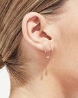 Shihara Diamond Twist Round Earring 01 | Tortoise General Store
