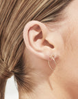 Shihara Diamond Twist Round Earring 02 | Tortoise General Store