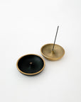 S/N Incense Holder in Brass (SN007) and Black Finish (SN016) - tortoise general store