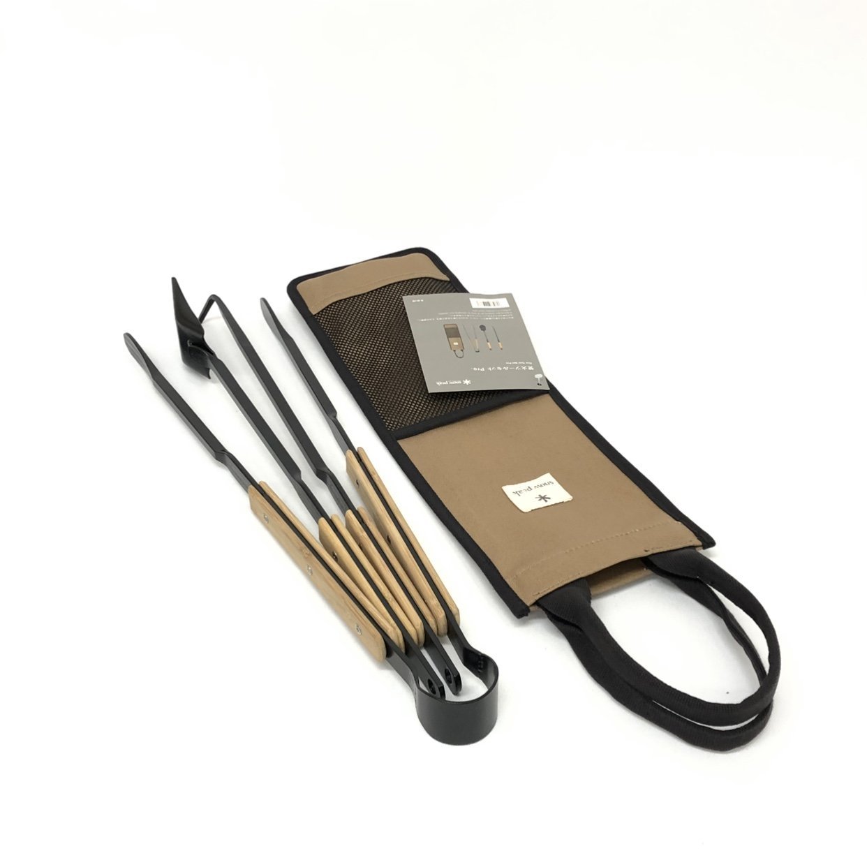 Snow Peak Fire Tool Set Pro (N-017R) - tortoise general store