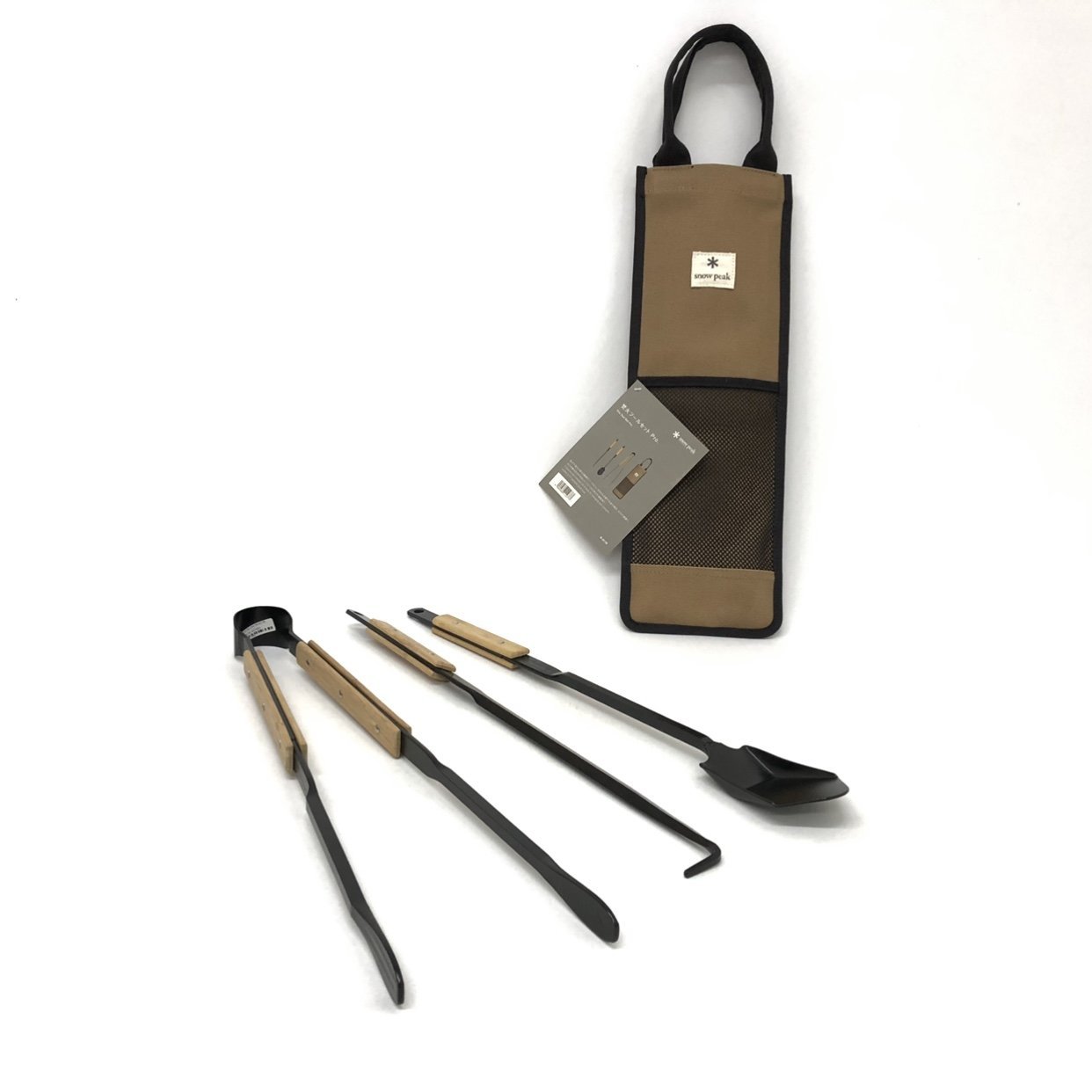 Snow Peak Fire Tool Set Pro (N-017R) - tortoise general store