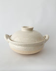 Steamer Donabe - Large White (ZW-19) - tortoise general store