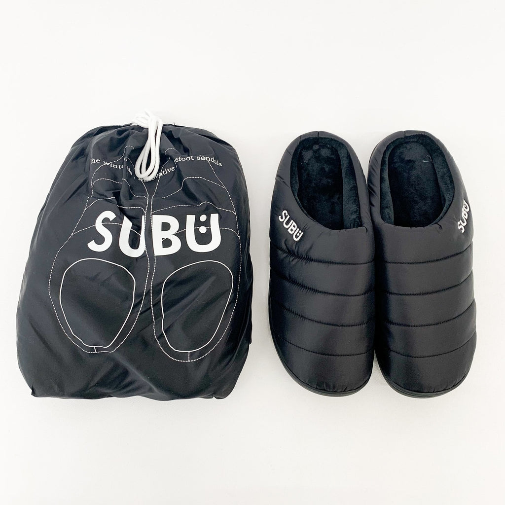 Subus Japanese Subu Slippers - Black | Tortoise General Store