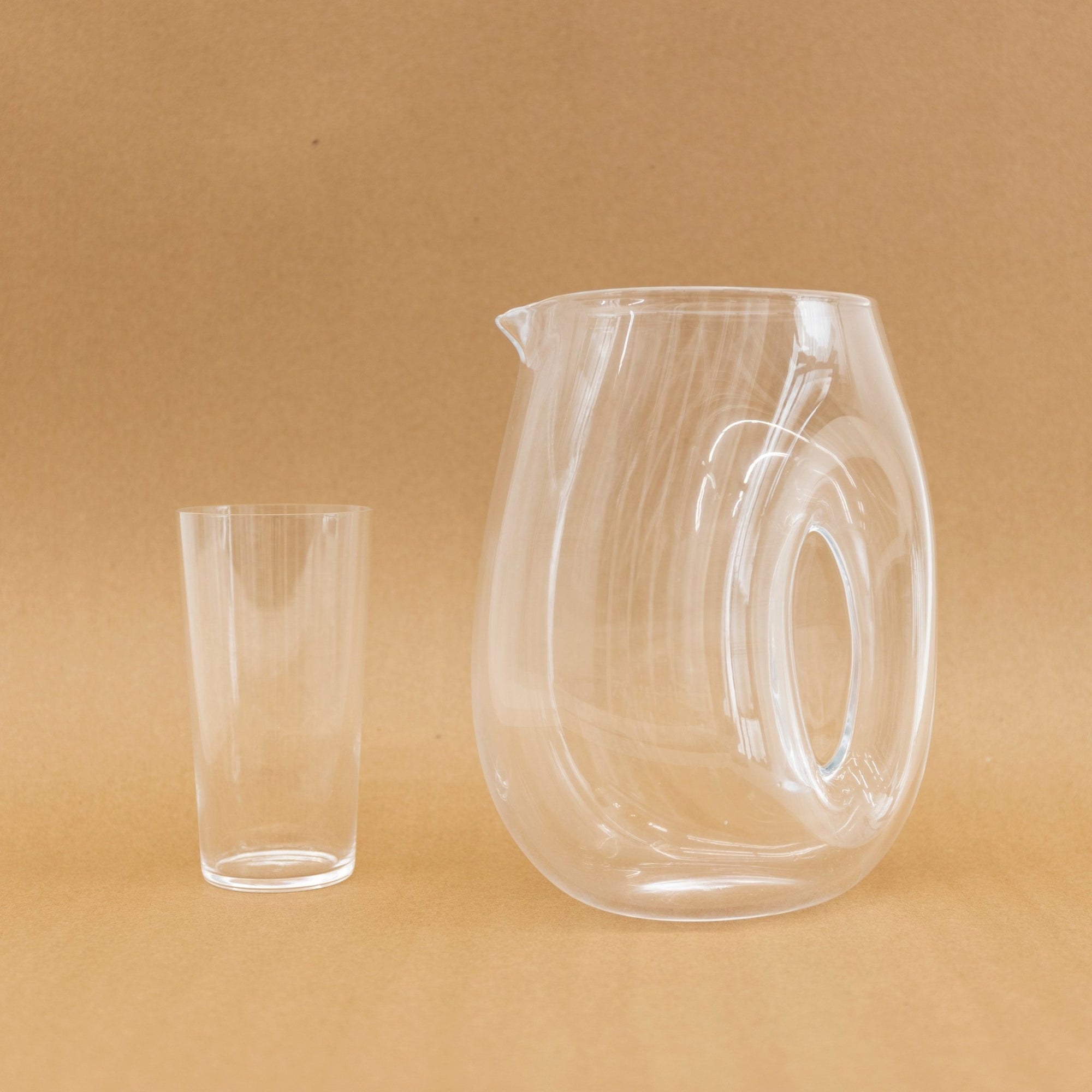 Sugahara Glass Spola Pitcher - XL | Tortoise General Store