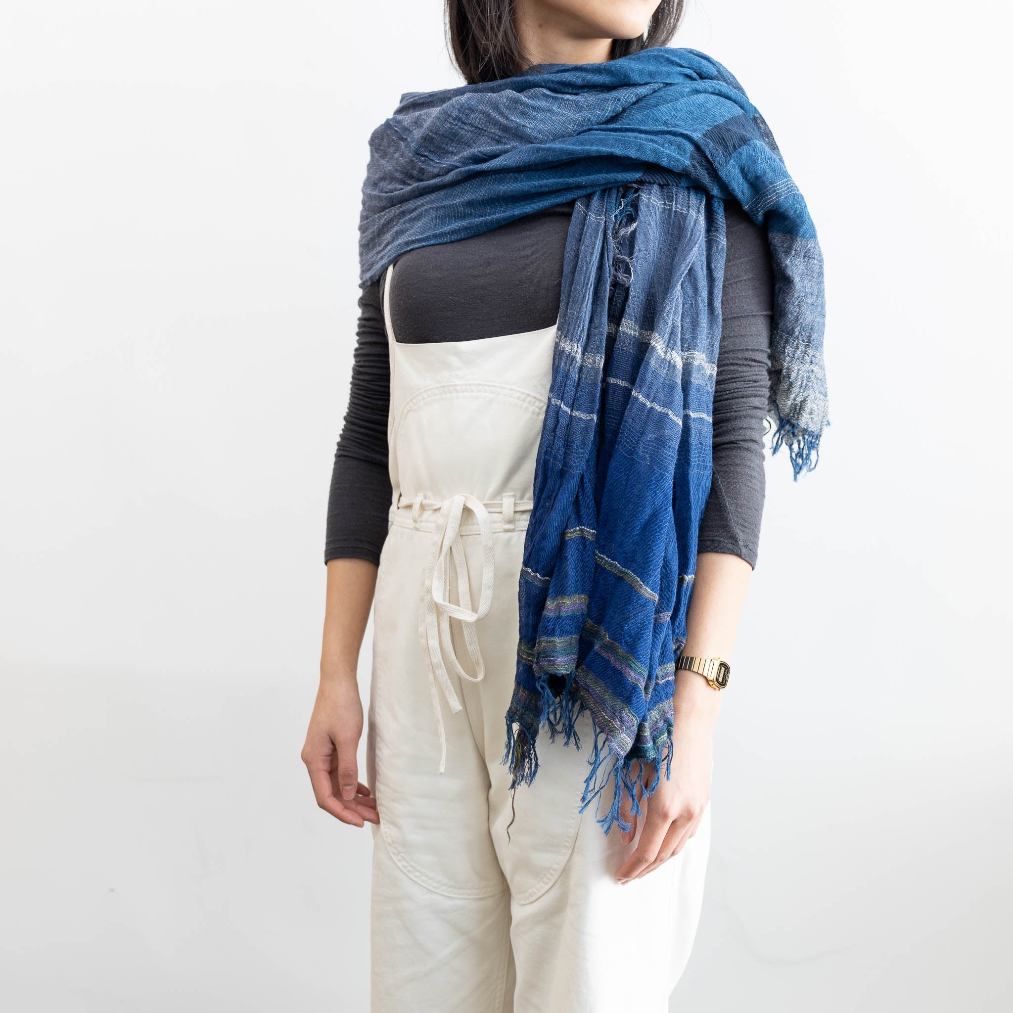 Tamaki Niime Organic Cotton Shawls - Large | Tortoise General Store