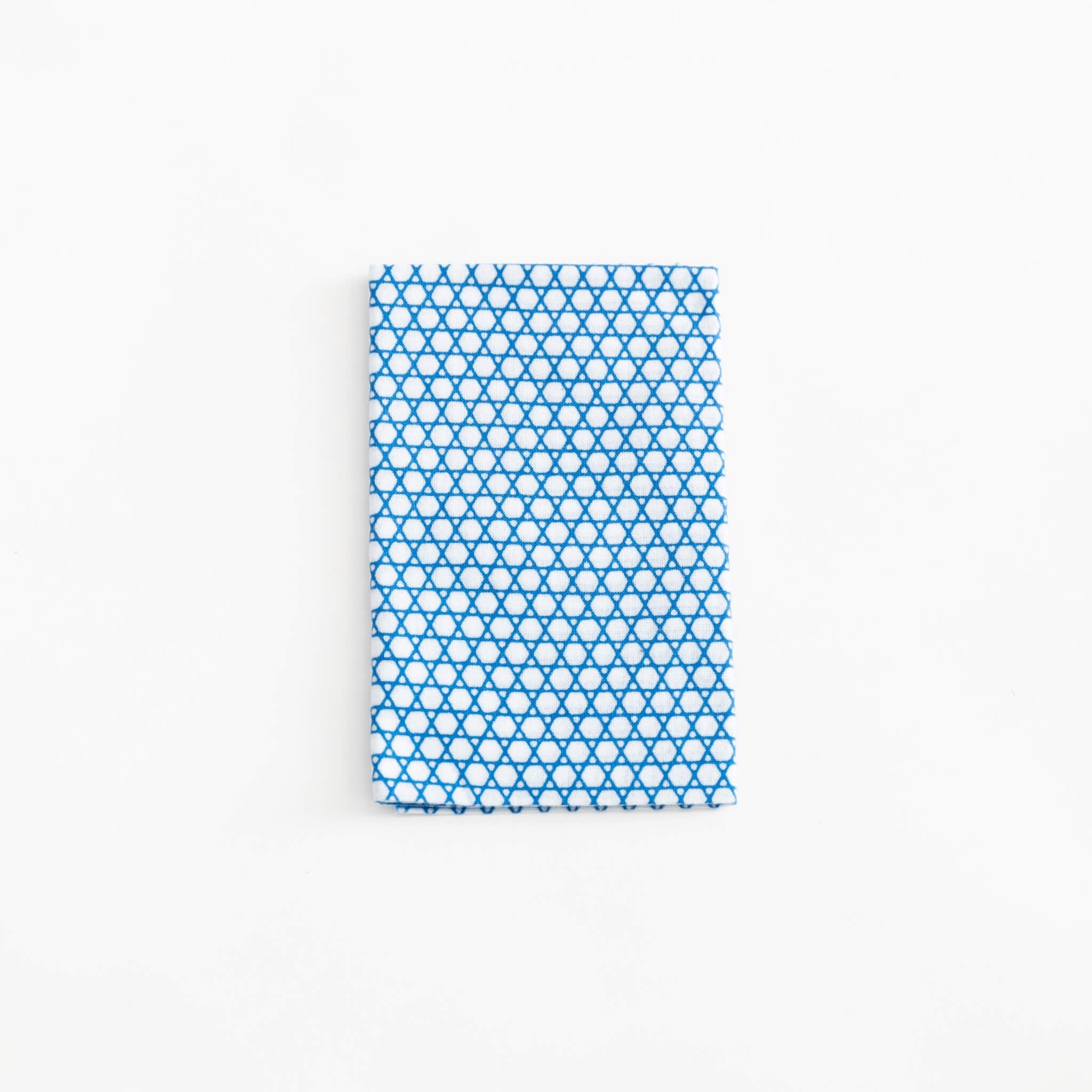 Tenugui - Kagome Blue Six-Pointed Star | Tortoise General Store