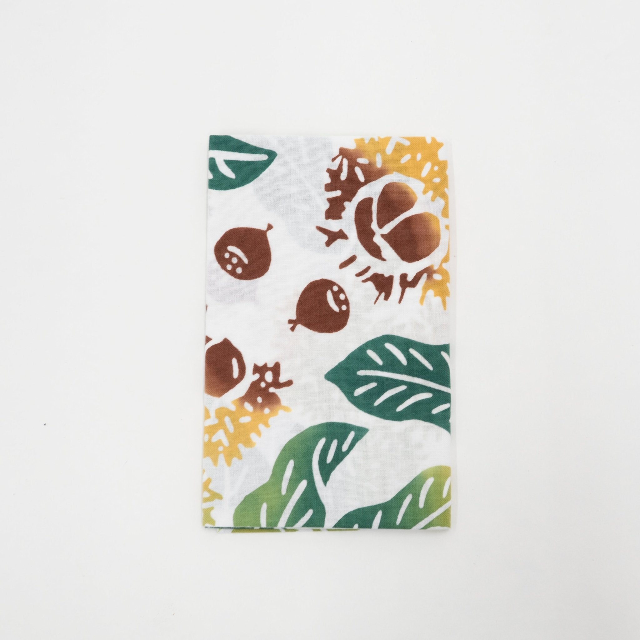 Tenugui - Mountain Chestnut (Fall Pattern) | Tortoise General Store