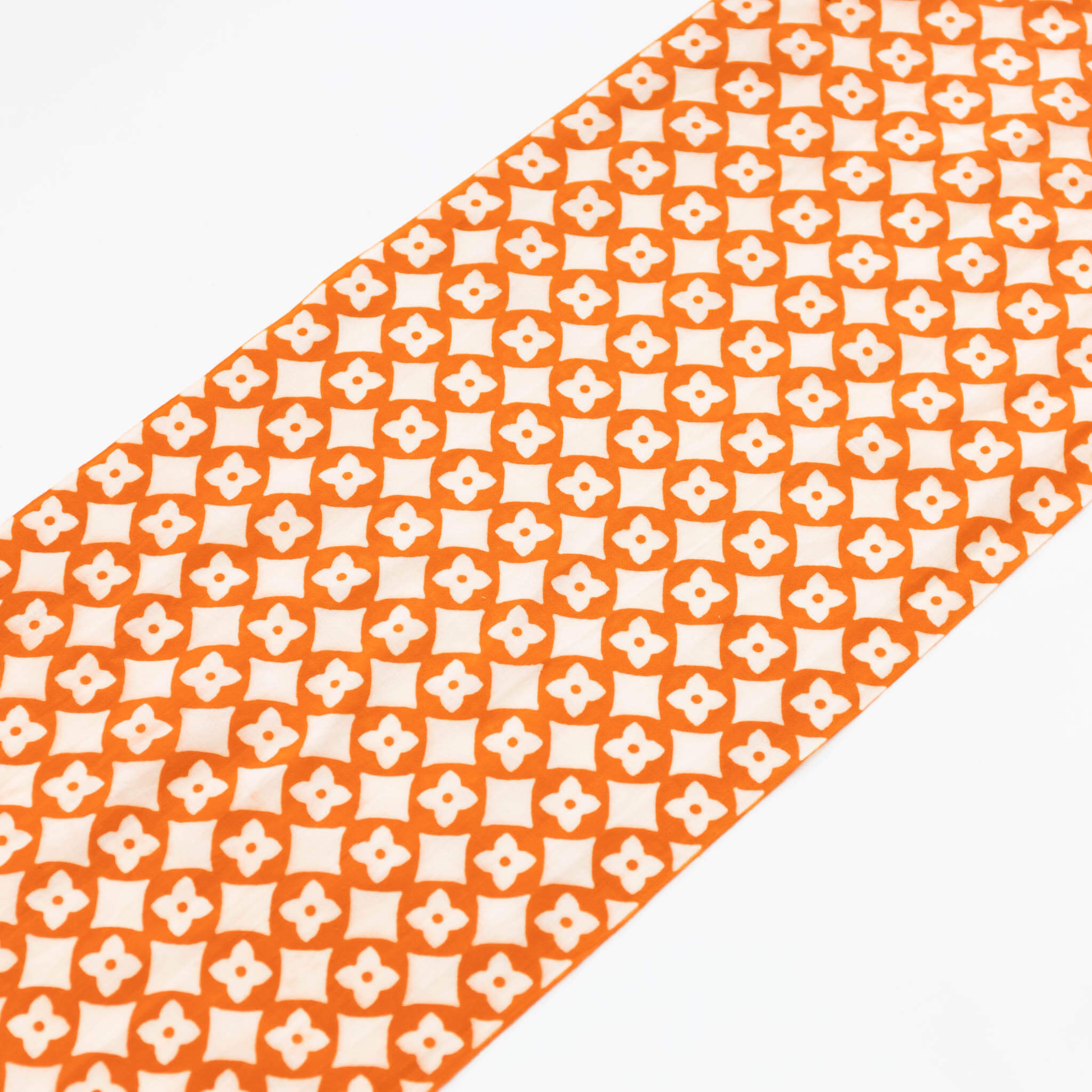 Tenugui - Orange Persimmon (Fall Pattern) | Tortoise General Store