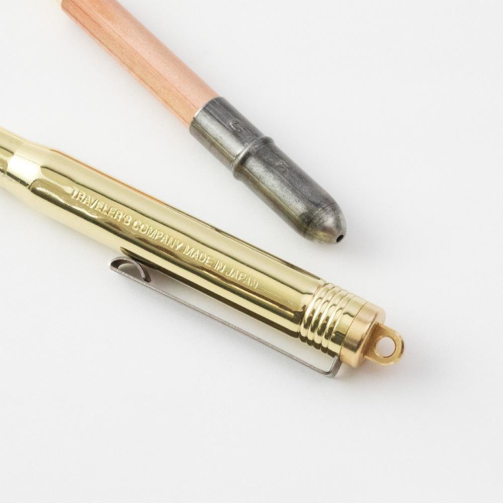 Traveler's Company Brass Ballpoint Pen & Pencil