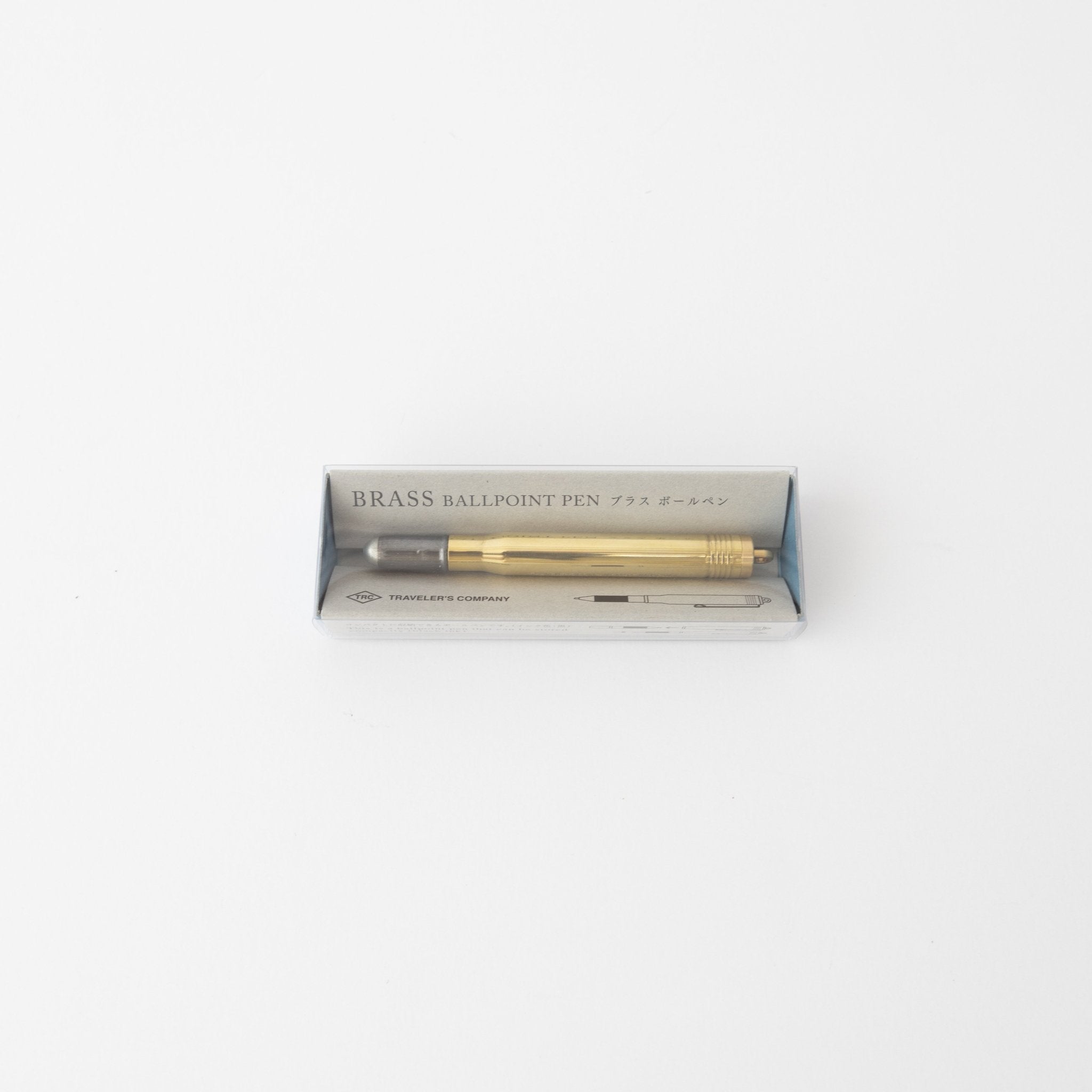 Traveler's Company Brass Ballpoint Pen & Pencil | Tortoise General