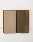 Traveler's Notebook Cotton Zipper Olive Case - tortoise general store