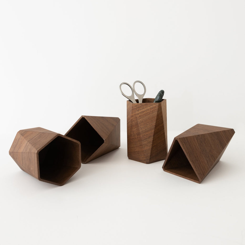 Geometric Wooden Pen Holders | Tortoise General Store