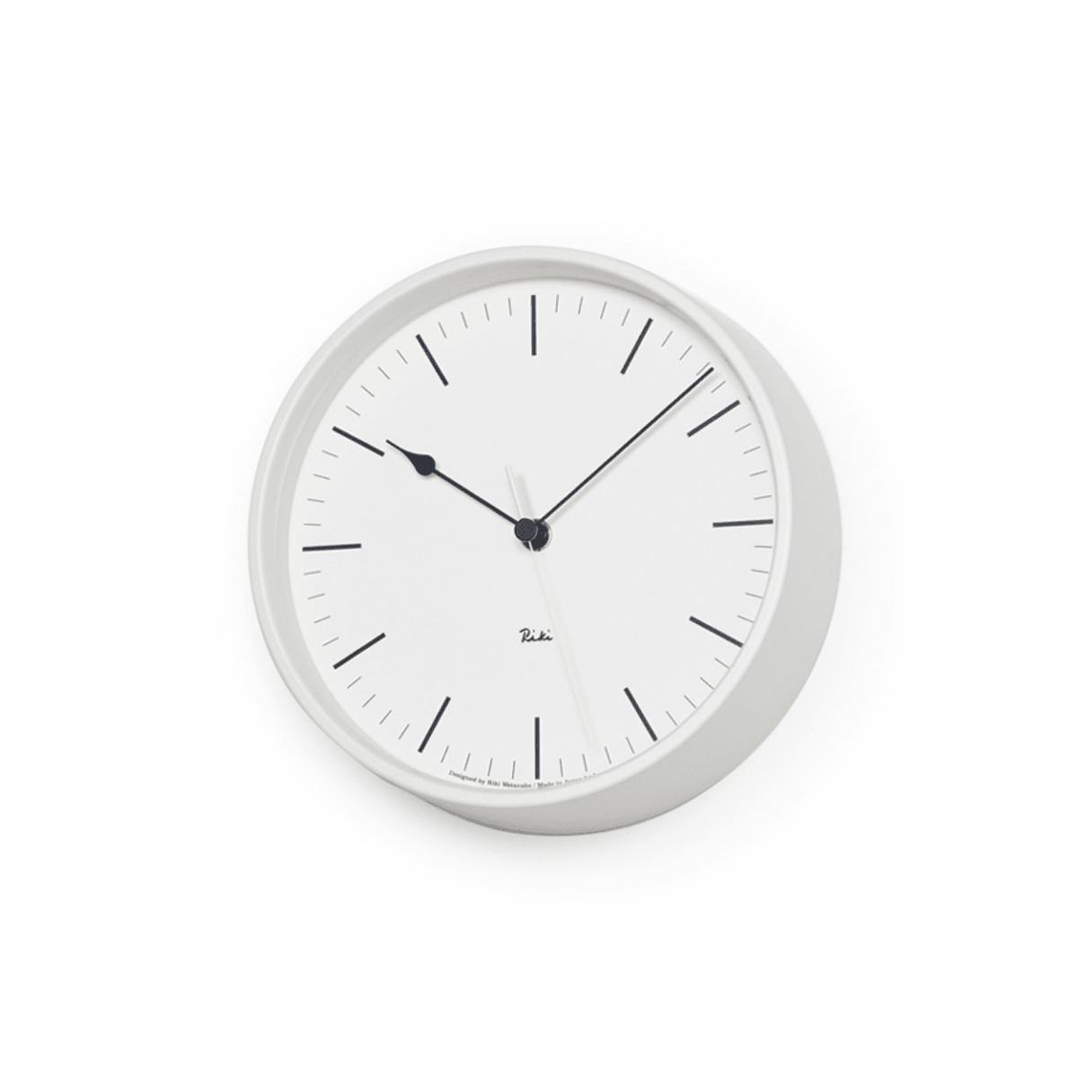 WR08-24WH Riki Steel Clock Line | Tortoise General Store